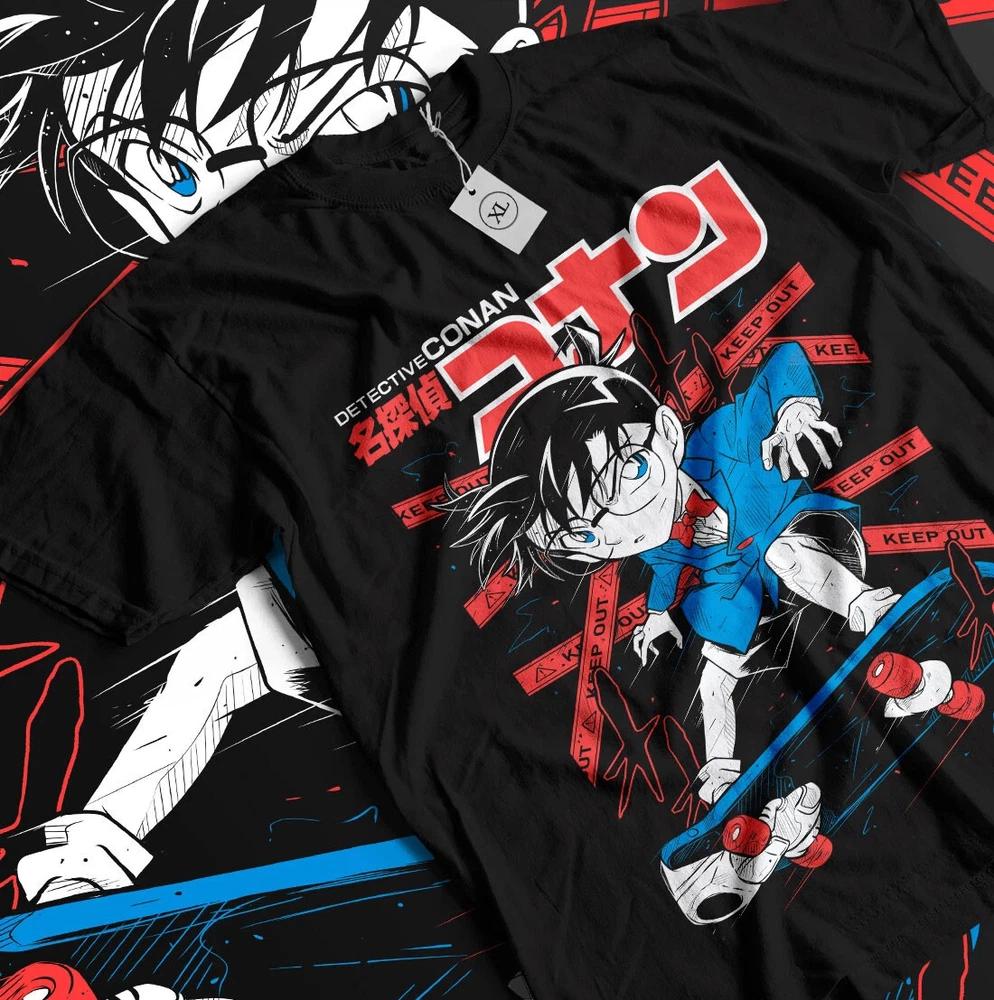 Detective Conan Tshirt Edogawa Anime Shinichi Vermouth Gin S