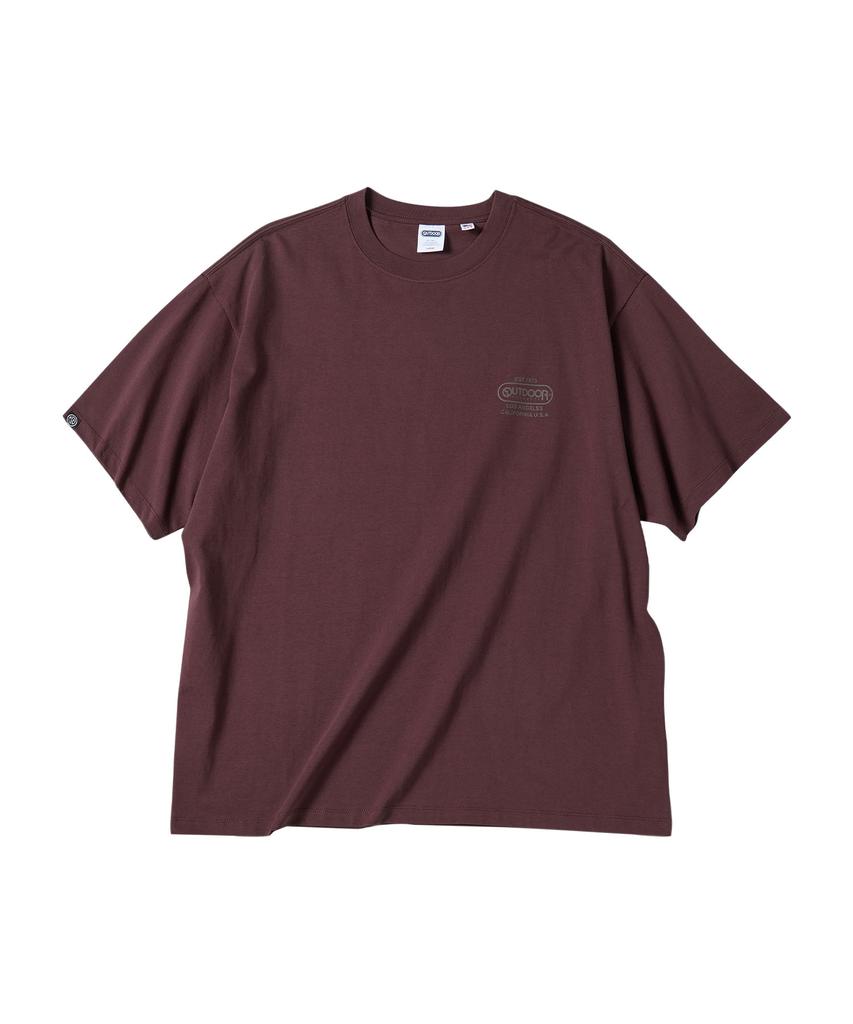 OUTDOOR PRODUCTS Oversized Back Logo T-Shirt (Brick)