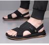 Fashion Summer New Designer Men's Sandals Solid Color Driving Sports Beach Shoes Male Dual-use Fashion Casual Slipper Shoes Man
