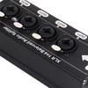 6.5mm 3Pin Balanced Sound Splitter 1 Input 4 Output Splitter for Transmission Studio Equipment Extender Installation