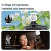 Magnetic Phone Holder L22P: 3-in-1 Fill Light, Makeup Mirror, and Desktop Live Streaming Stand.