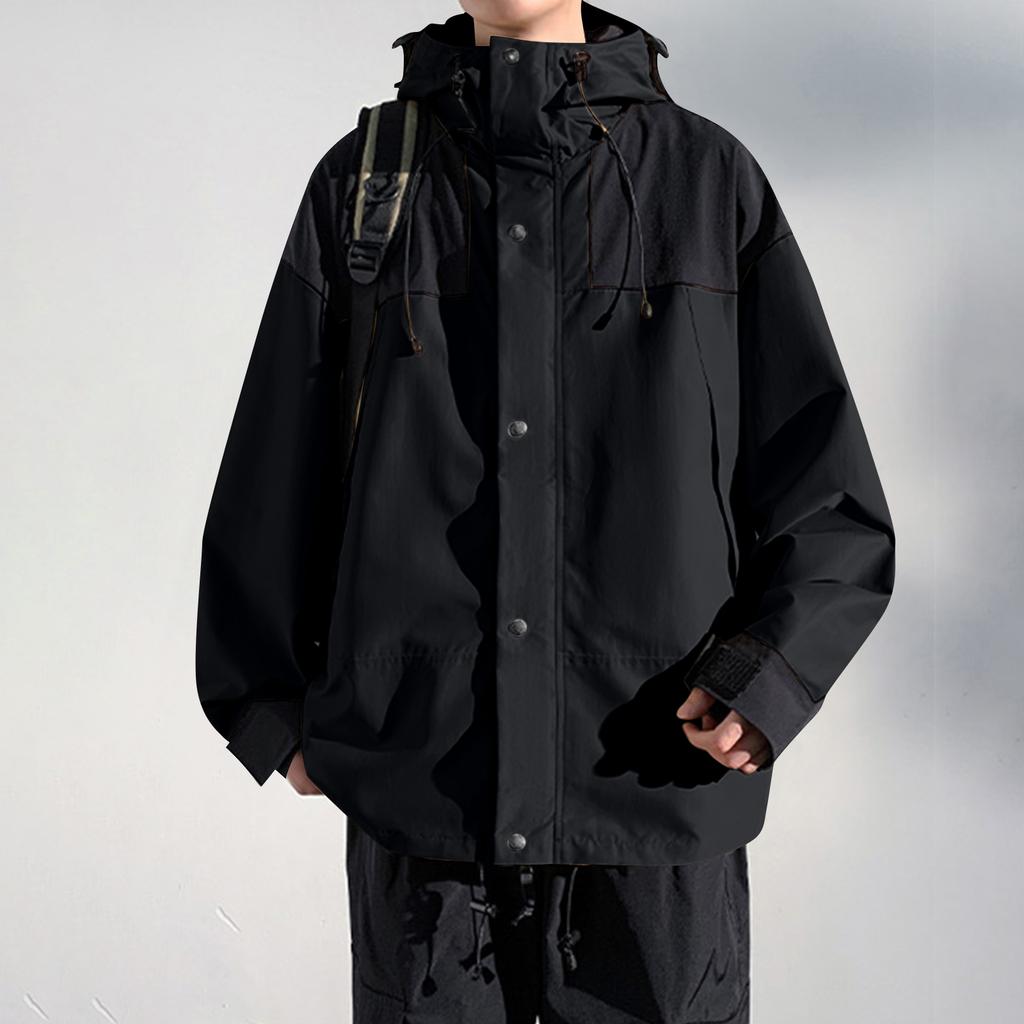 Men's Colorblock Jacket Casual Sports Fashion Outdoor Mountaineering Couple Jacket