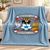 Coventry City F.C. couverture Couverture en flanelle Douce Confortable Peluche Jeté pour Canapé Lit Léger Décoration de Maison Camping en plein air