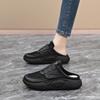 Women's Mesh Mule Sneakers - Adjustable Strap Thick Sole Breathable Casual Shoes
