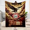 Bayern Munich Poster Personalized Name Blanket Throw Personalized Blanket Soft & Cozy Throw For Livingroom Sofa Bed Seaside All-Season Use