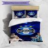 Fc 1903 Emblem Printed Pattern Duvet Cover Set – Includes 1 Duvet Cover and 2 Matching Pillowcases Bedroom Decor Christmas Gifts