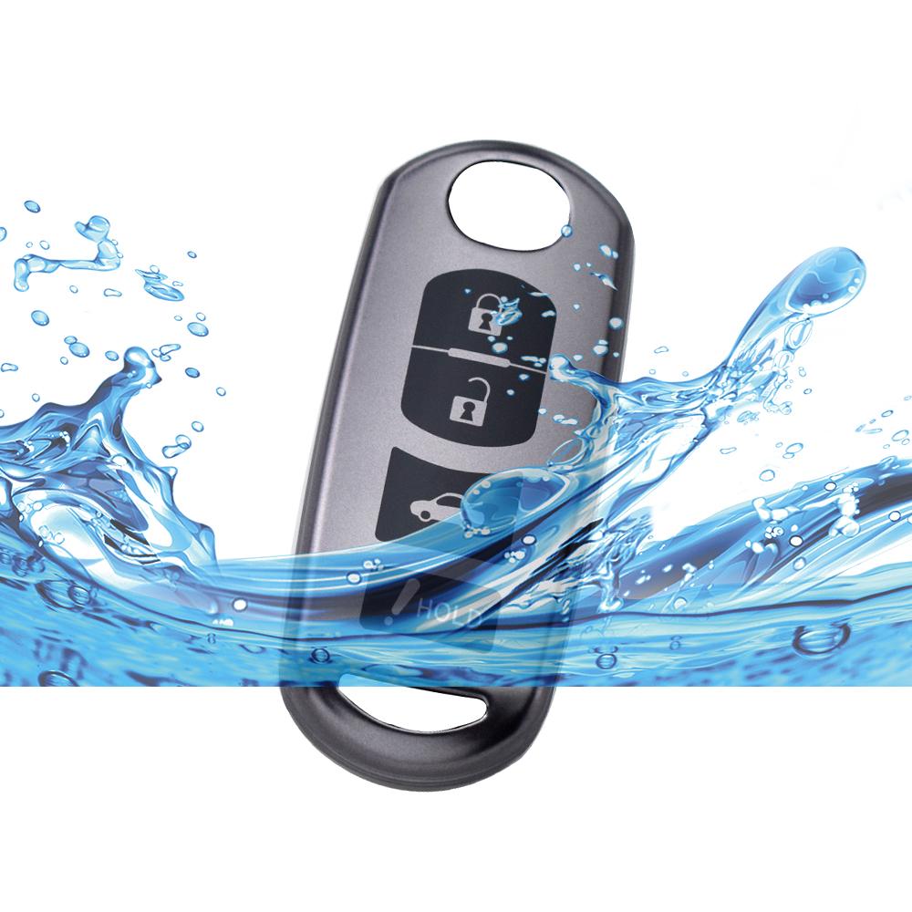 4 Buttons Auto Bag Gun Grey Car Key Cover Key Case for Mazda 2 3 6 Axela Atenza CX-5 CX5 CX-3 CX-7 CX8 CX-9 2016 2017 2018