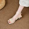 OMG! So Beautiful~ Fairy Butterfly Sandals! Beautiful, High Heels, Fashionable Fairy Style with Skirt Sandals