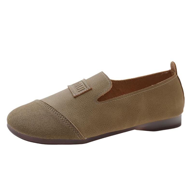 

Обувь для женщин 2024 года, новые повседневные туфли с круглым носком, удобные туфли на плоской подошве, роскошные женские кроссовки, новые 40 хаки