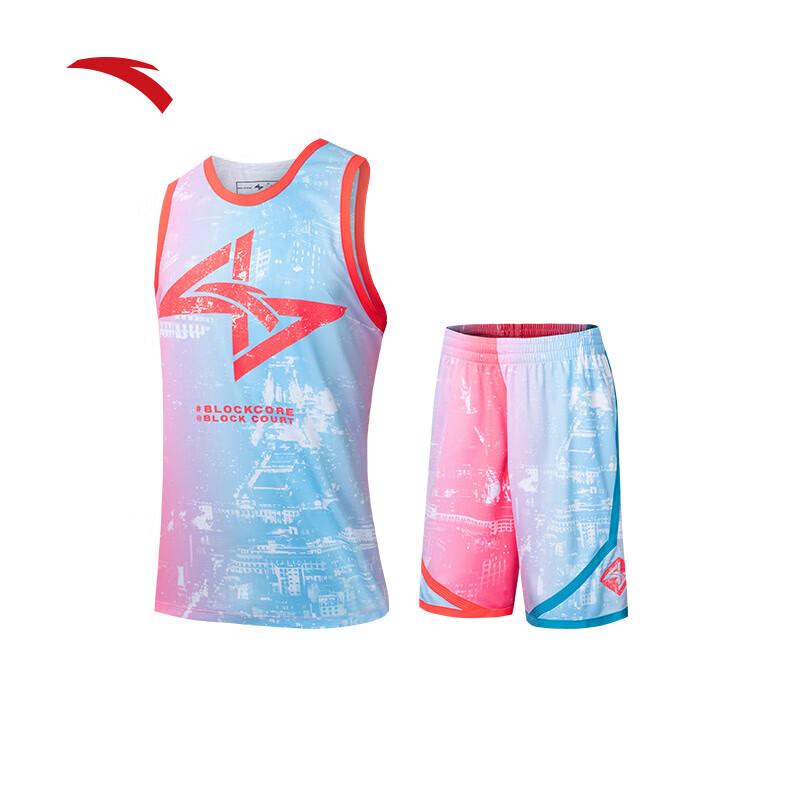 Anta SHOCK4 Men s Basketball Uniform Set 2XL