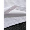 Europäische Größe Damen Freizeit Sommer T-Shirt mit Elegantem Blau-Goldenen Blumenmuster - Kurzarm, Rundhalsausschnitt, Leichte Polyester-Mischung