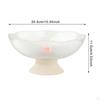 Decorative Pedestal Bowl Detachable Drainage Minimalist Serving Tray Fruit Basket for Drawing Room