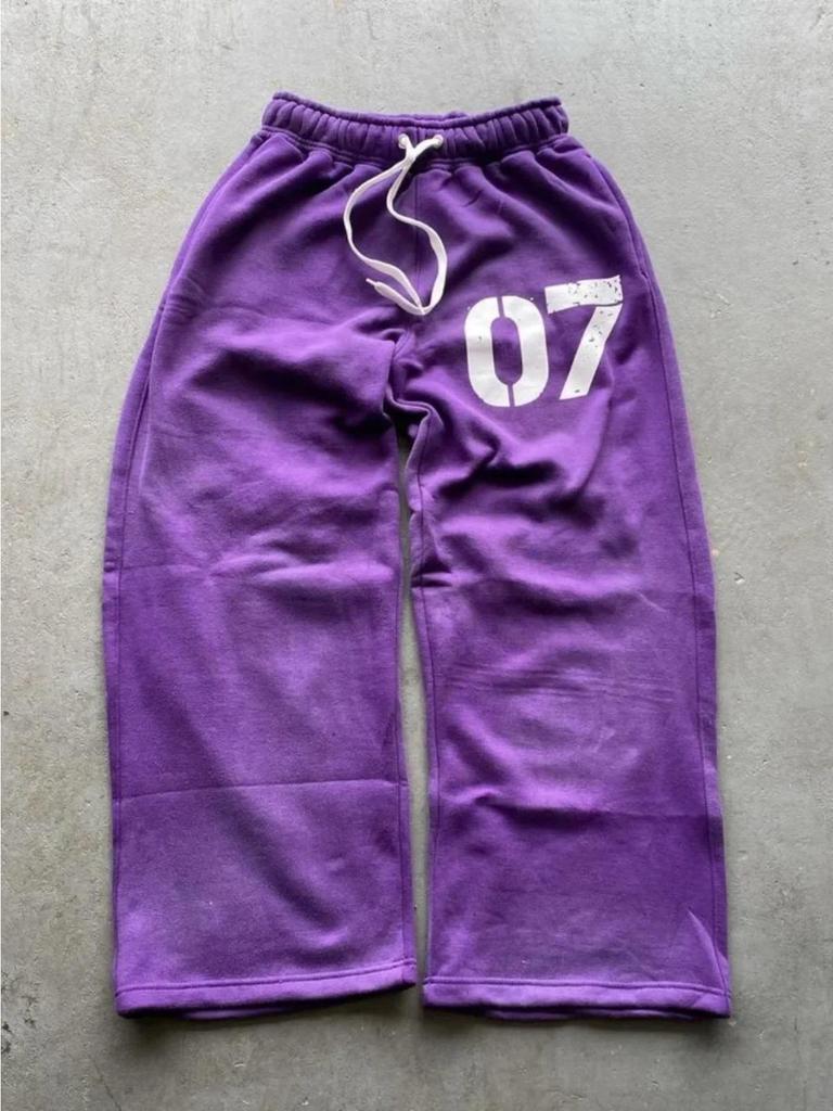 Y2k New Harajuku Drawstring Casual Men and Women Sports Pants