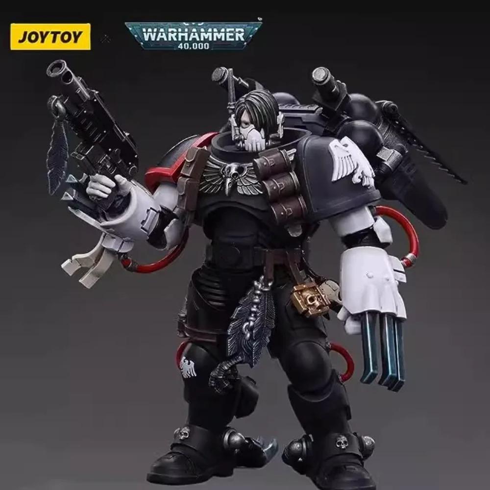 [AUF LAGER] JOYTOY Warhammer 40K 1/18 Actionfigur Raven Guard Chapter Master Kayvaan Shrike Anime Modell Spielzeug