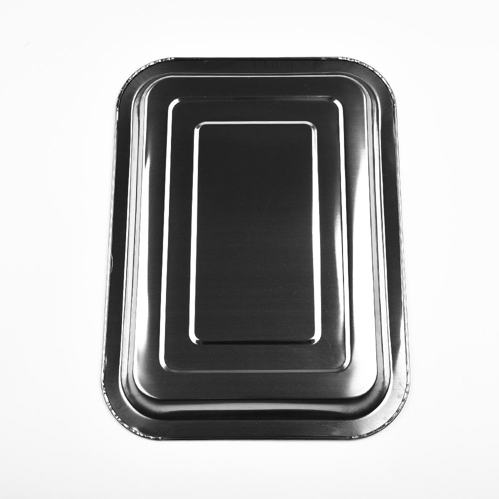 Stainless Steel Rectangle Baking Sheet Pan Tray Toaster Oven Cookware Bakeware