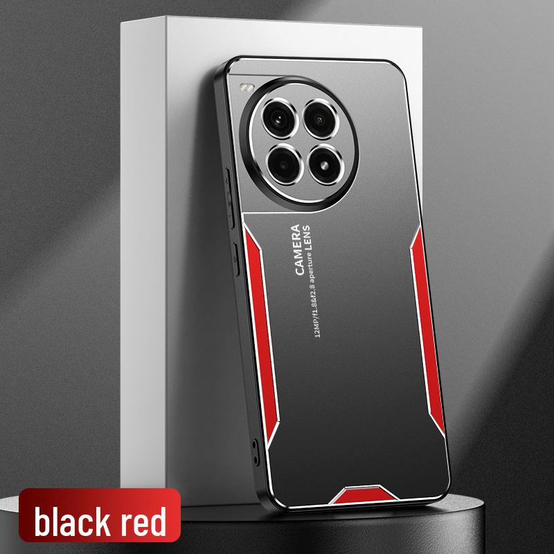 

Чехол OnePlus ace3pro Metal Blade: Ультратонкий универсальный защитный чехол для мужчин. OnePlus ACE3pro чёрный/красный