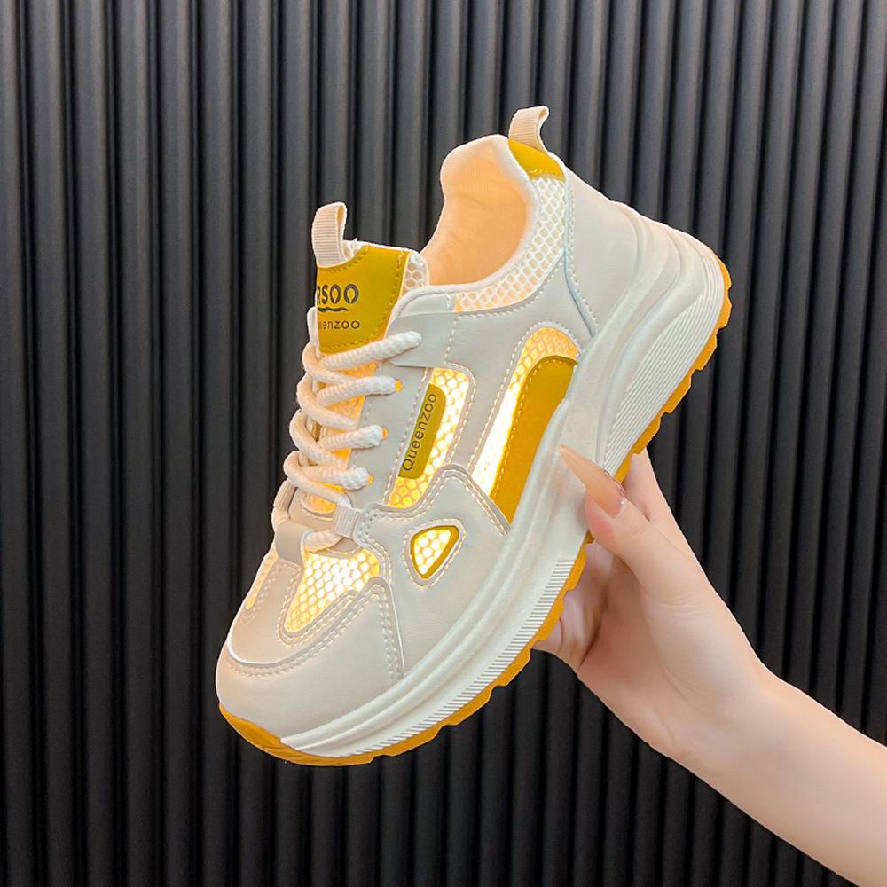 Breathable Anti-slip Soft Bottom Maternity Sneakers Women Large Size 4142 Spring Summer Casual Shoes Comfortable Net Surface