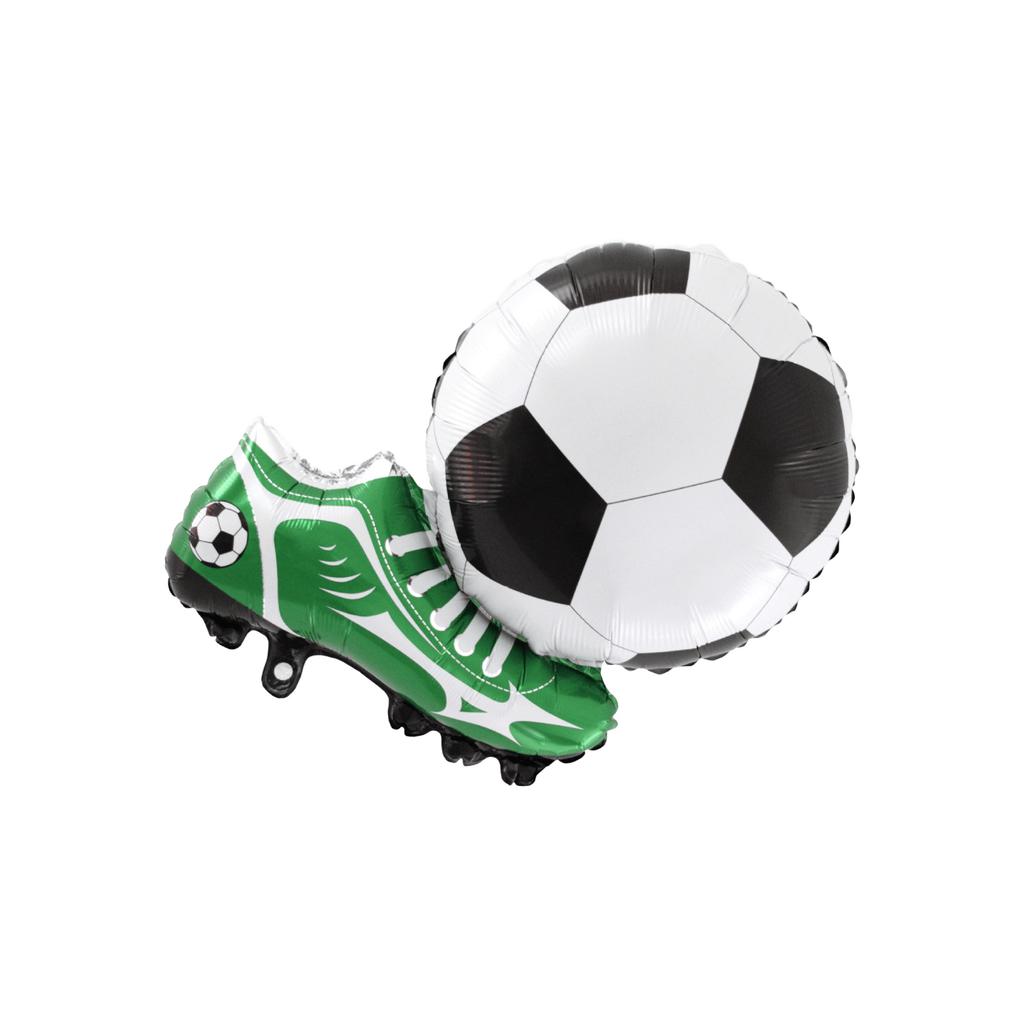 50st Aluminiumfolieballonger, Fotbollspartsdekorationer, Födelsedagsballonger