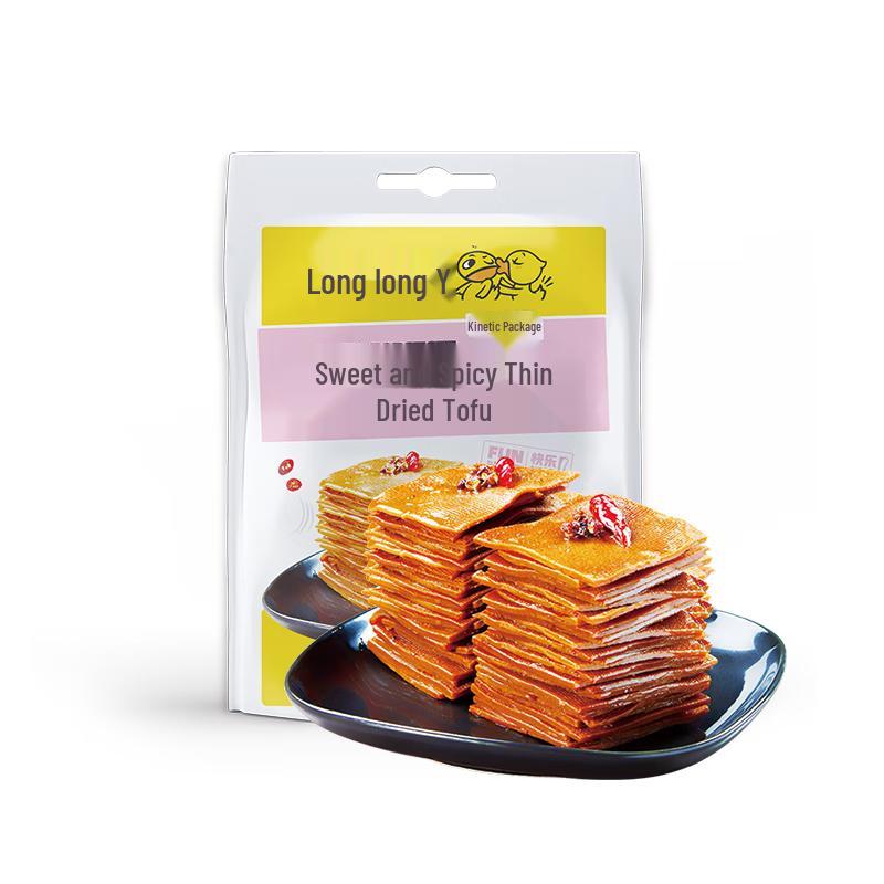 Jiujiuyaw Sweet & Spicy Thin Dried Tofu Snack