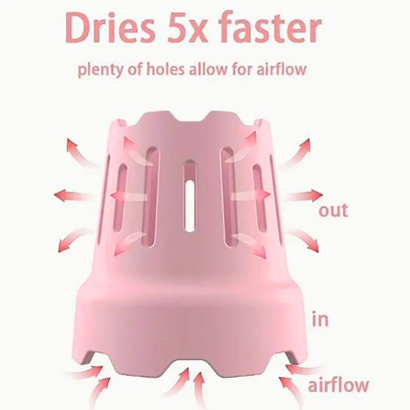 Water Bottle Drying Rack Cup Dryer Rack Fast Drying Cup Organizer Rack Double Head Thickened for Students Office Staff