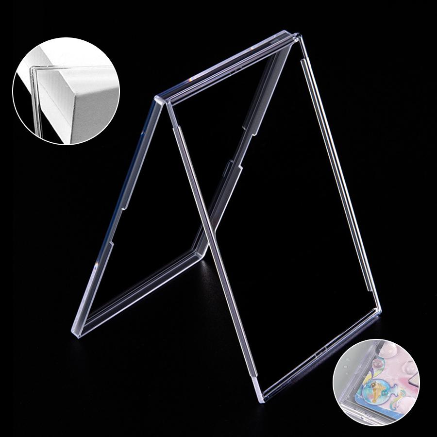 3/6/12pcs Acrylic Card Case Star Transparent Idol Photo & Game Card Polaroid Photo Laminated Hard Brick Displaying Decor XJM
