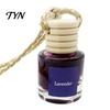 Hanging Essential Oil Bottle for Closet Car Aromatherapy, Glass with Volatile Wooden Stopper Diffuser, Portable Interior Accessories Air Freshener