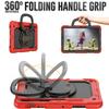 Stand Armor Case Universal For Galaxy Tab S8 S7 11" SM-X700 706 SM-T870 T875 T876 With Rotating Handle Grip Cover Shoulder Strap