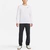 Nike Dri-FIT Logo Print Crew Neck Long Sleeve Pullover T-Shirt Men Tops White DX0994-100