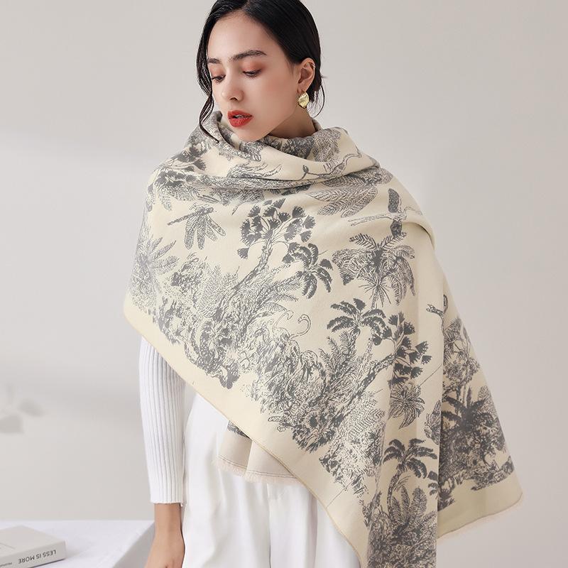 thumbnail image 2 of Runyizhenzhi Womens Scarf Fashion Long Plaid Shawls Wraps Big 2 of 14