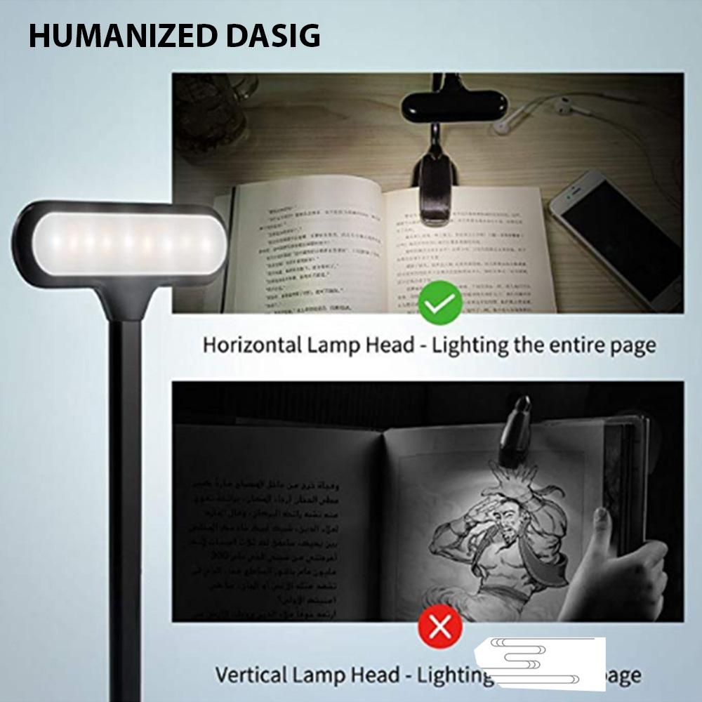 Notenpultleuchte LED Notenpultleuchte mit Klemme Professionelle Notenpultleuchte 3 Helligkeitsmodi