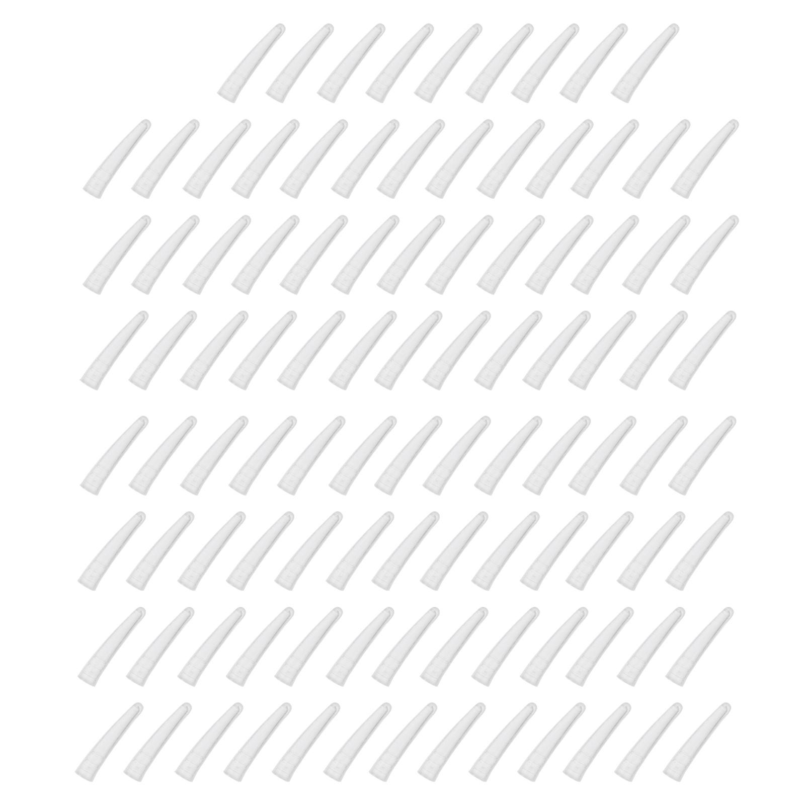 

100 шт. защитный зажим для головы, чехол для щипчиков для ногтей, силиконовый чехол для пинцета, защитный чехол для маникюрного инструмента, пинцет для удаления омертвевшей кожи