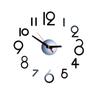 Number Wall Diy Clock 3d Mirror Sticker Modern Home Office Decor Art Decal