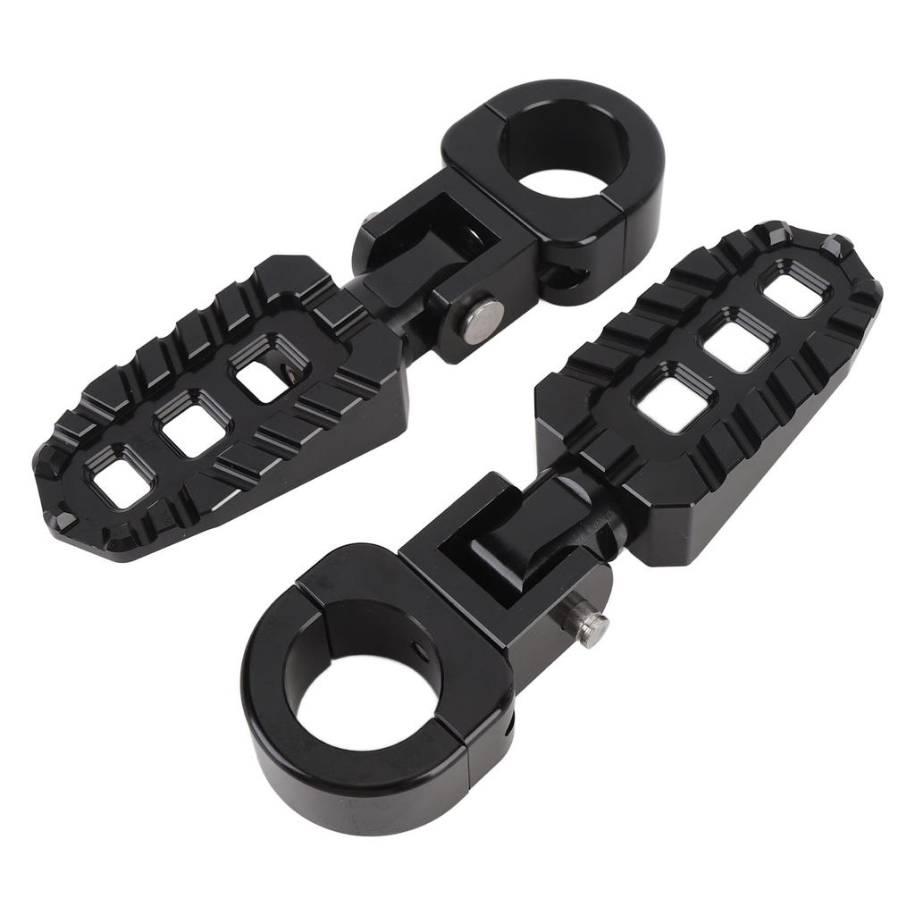 Dvojice motocyklových stupaček Nastavitelné T6063 z hliníkové slitiny Vylepšená rukojeť Universal Fit pro 1 palec