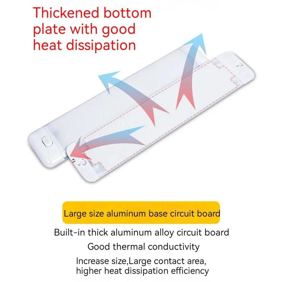 LED Interior Light 12-85V Ultra-thin Car Cabin Light DC Auto Lamp