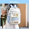 Childrens Cartoon Capybara Backpack With Padded Shoulder Straps For Elementary And Middle School
