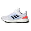 adidas Pureboost 22 Fabric Comfortable Sports Durable Low-Top Kids Running Shoes Kids Running Shoes White Blue GZ2601