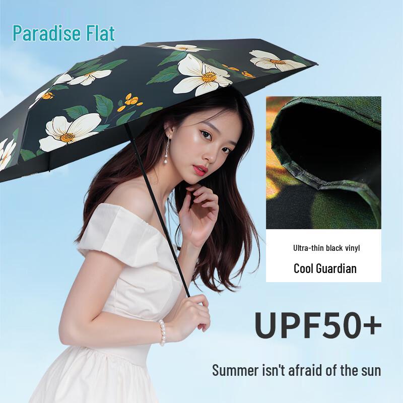Paradise 5-Fold UV Protection Travel Umbrella