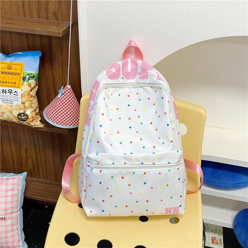 Schoolbag new schoolbag female ins Japanese college style backpack Korean version Harajuku middle school student backpack female feeling