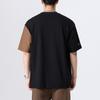 New Summer Pure Cotton Short-sleeved T-shirt for Men's Large Size Loose Contrasting Body Shirt