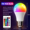 Multicolor RGB Color Changing Light Bulb Adjustable Brightness Color Changing Bulb