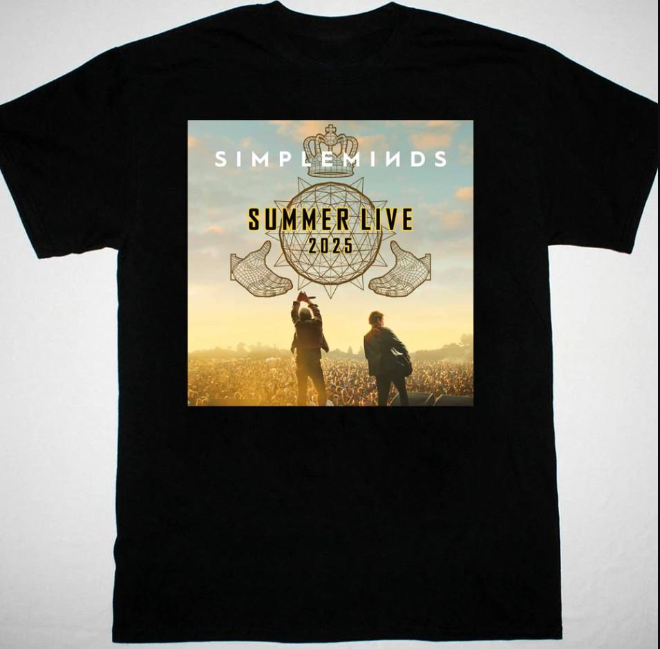 Simple Minds BAND SUMMER LIVE 2025 Tshirt size S5XL Unisex T-Shirt M