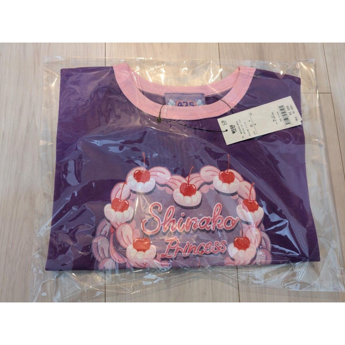 [New] Shinako-chan x WEGO 475 Collaboration Ringer T-shirt Purple S size