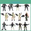 Special Forces Soldier Model Poseable Joint Action Figure Toy Gift For Kids