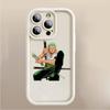 D-28 One Piece Zoro  Case for iPhone 15 14 13 12 8 Plus Samsung S24 S23 Ultra A04S A05S Huawei P40 P50 P60 Nova 11 Pro Max OPPO A17K Reno 10