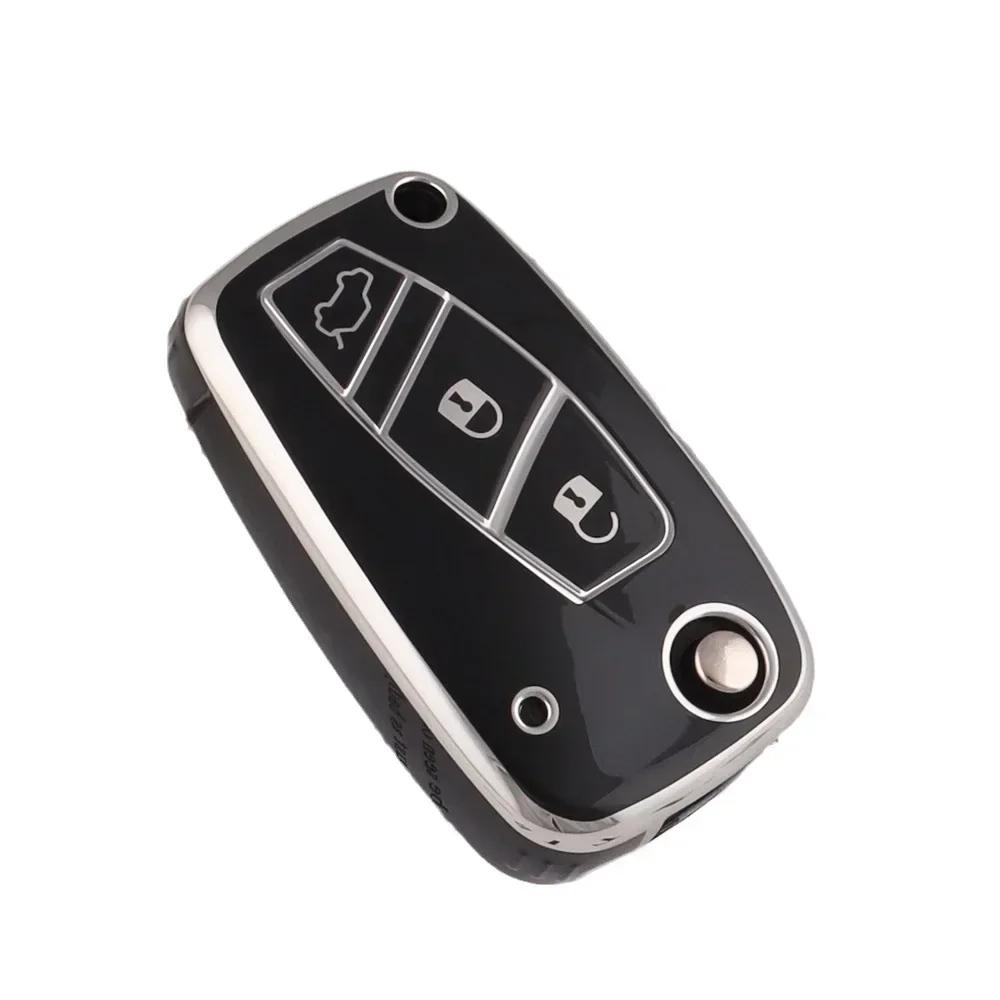 Carcasă pentru chei cu rabat din TPU pentru Fiat 500 Panda Stilo Punto Doblo Grande Bravo 500 Ducato Accesorii pentru microbuz