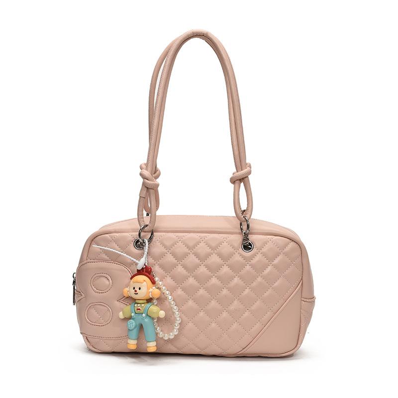 Cute pendant shoulder bag women's summer new trend fashion diamond armpit bag handbag