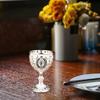 Metal Wine Cup Goblet 30ml Decorative Mutipurpose Sturdy Party Supplies for Collection Decor European Style Travel Goblet