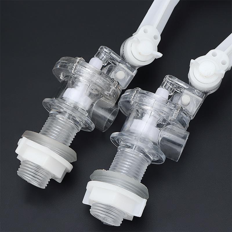 Plastic Floating Ball Valve Fish Tank Water Tank Adjustable Water Inlet Valve Multi Direction Installation Ball Cock