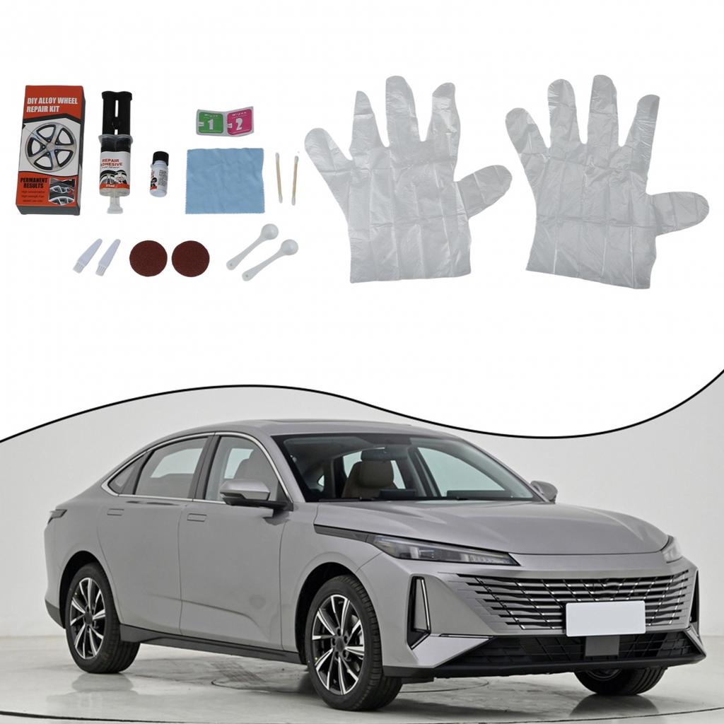 Repair Damaged Wheels and Prevent Rust with For Alloy Wheel Repair Kit