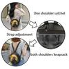 Eagle Print Round Shoulder Bag Casual Messenger Bag for Woman Best Gifts 2D Flat Casual Daily Crossbody Bag